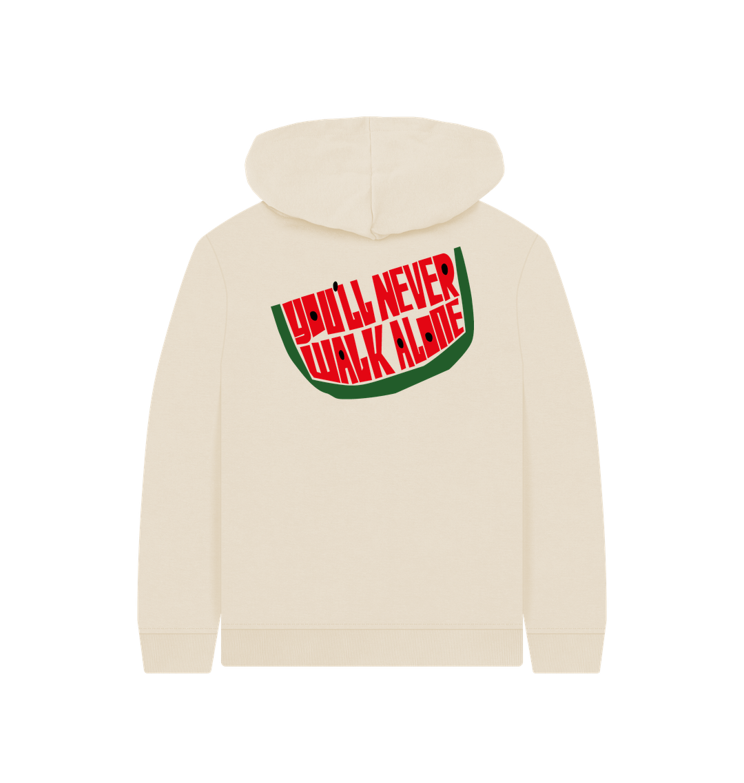 Oat Printed Kids Hoodie Back