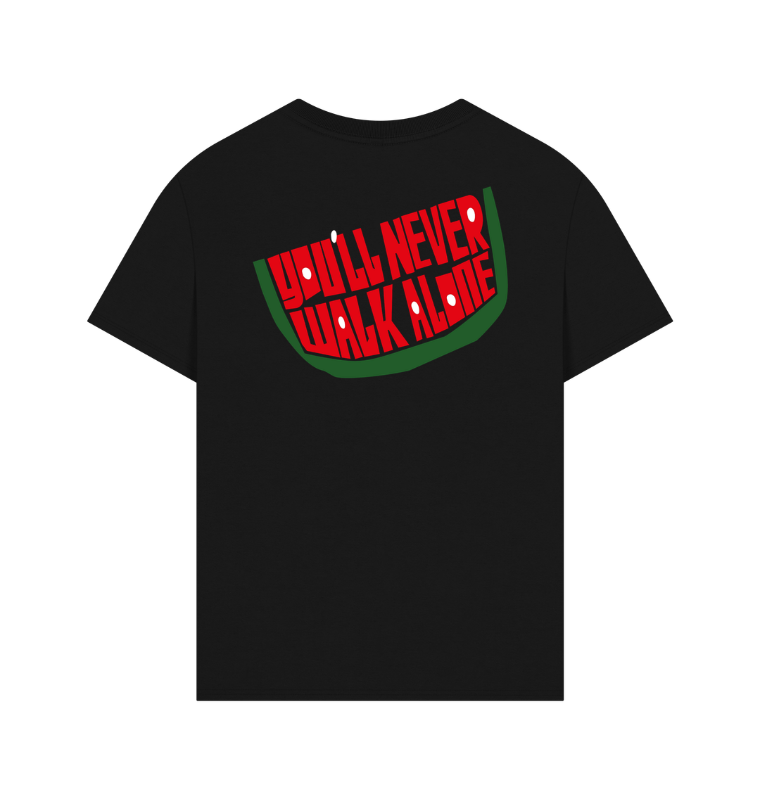 Black Printed T-shirt Back