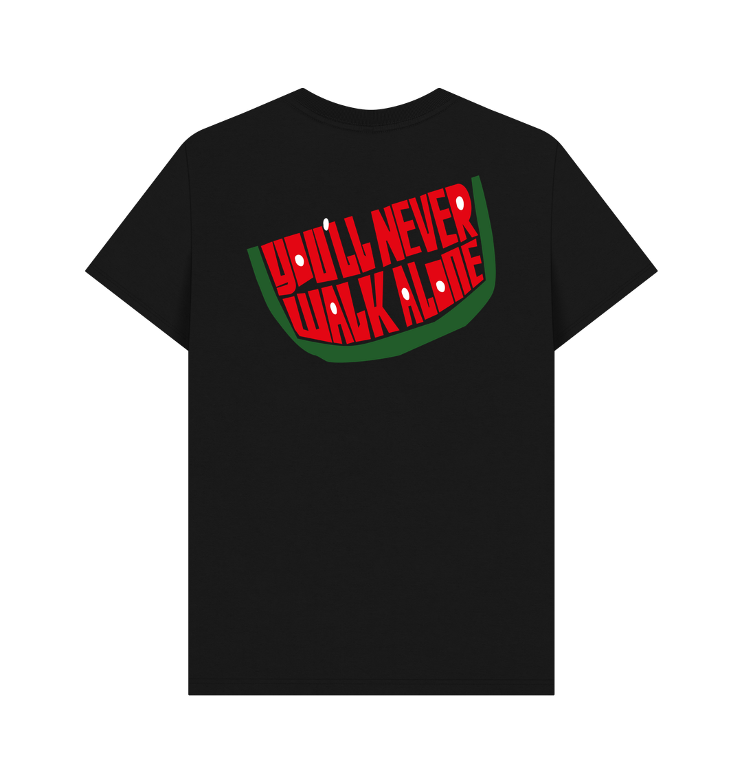 Black Printed T-shirt Back